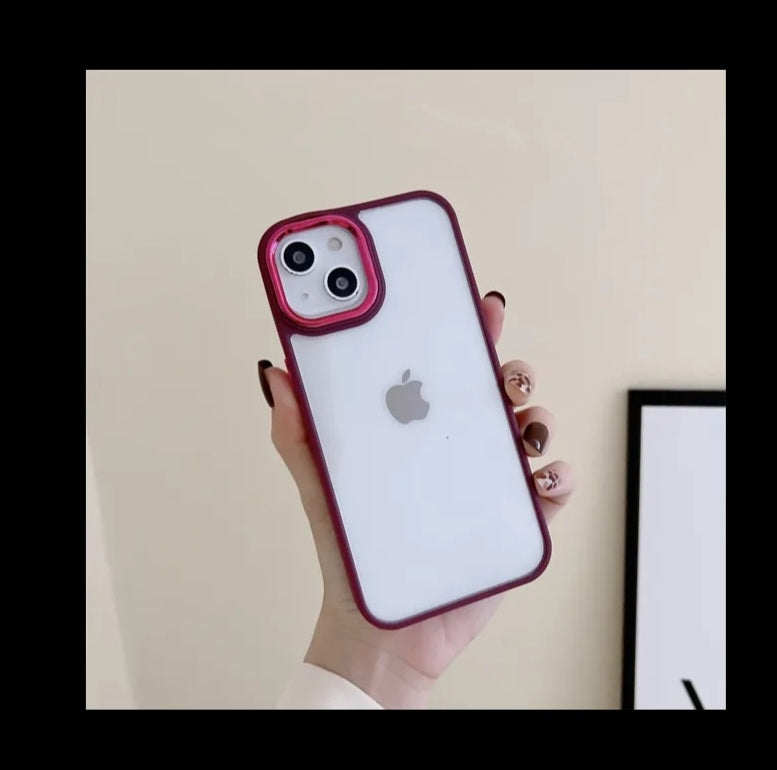 JD-CLEAR METAL CAMERA -IPHONE XR