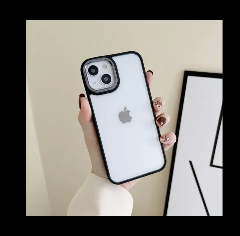 JD-CLEAR METAL CAMERA -IPHONE XR