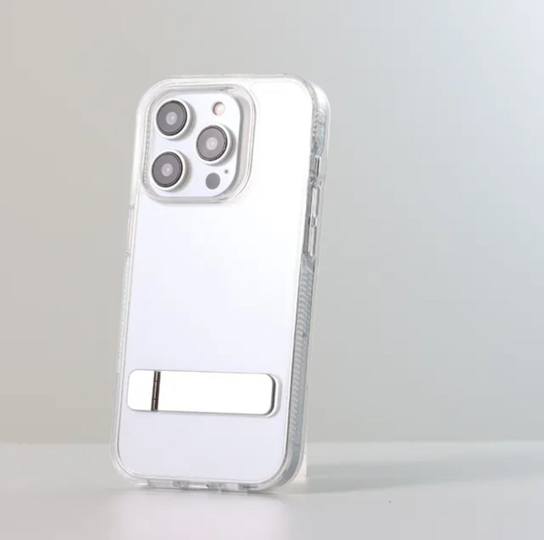 G CLEAR KICK STAND CASE - IPHONE 15 PLUS
