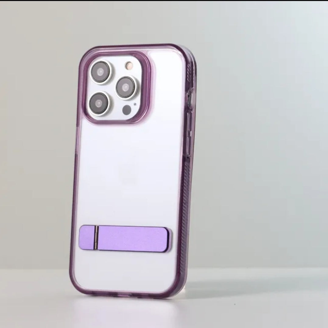 G CLEAR KICK STAND CASE - IPHONE 15 PRO