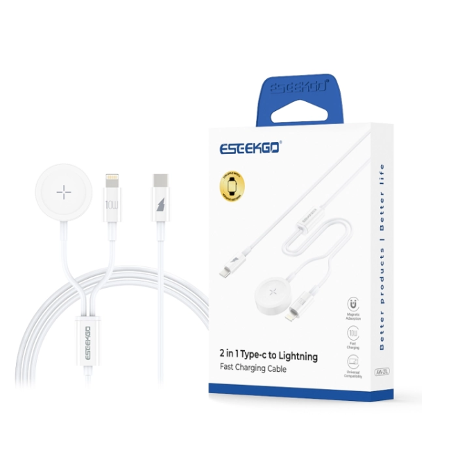 ESEEKGO  2 IN 1 WIRELESS MAGNETIC FAST CHARGING FOR APPLE WATCH & TYPE-C