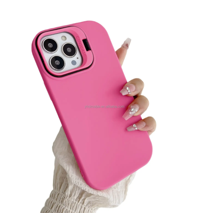 Solid Case with Camera Lens Kickstand- Iphone 11