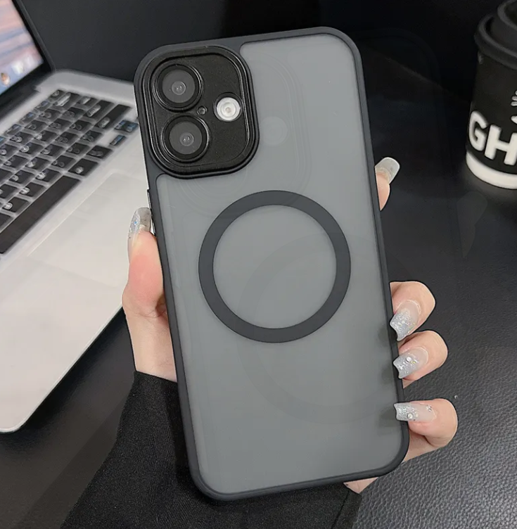 Mag safe Case with Camera lens Protector- IPHONE 11