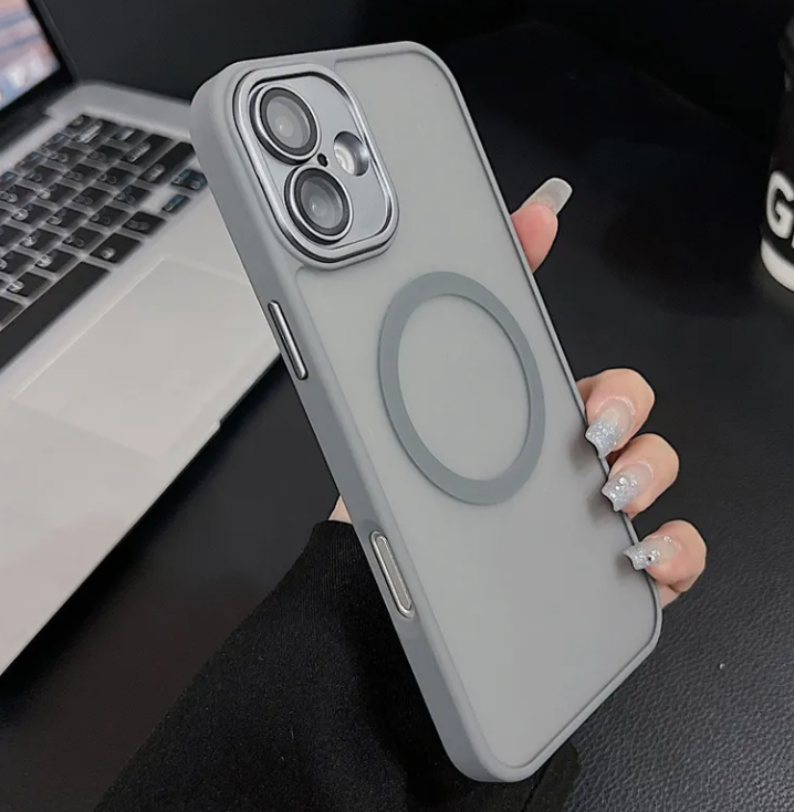 Mag safe Case with Camera lens Protector- Iphone 11