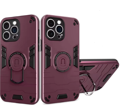 Armor Magnetic Kickstand Case- Iphone 16 Pro Max