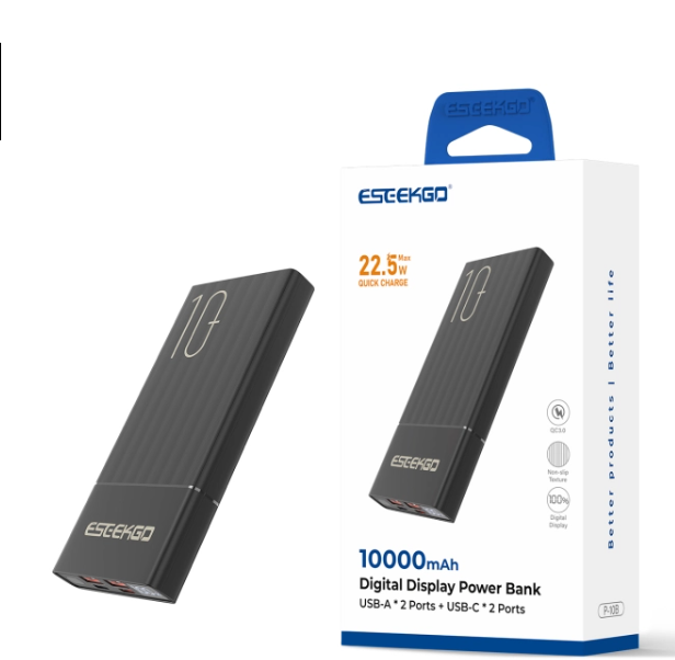 ESEEKGO 10000 MAH DIGITAL DISPLAY POWER BANK