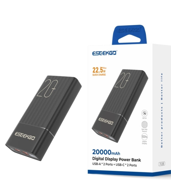 ESEEKGO 20000 MAH DIGITAL DISPLAY POWER BANK