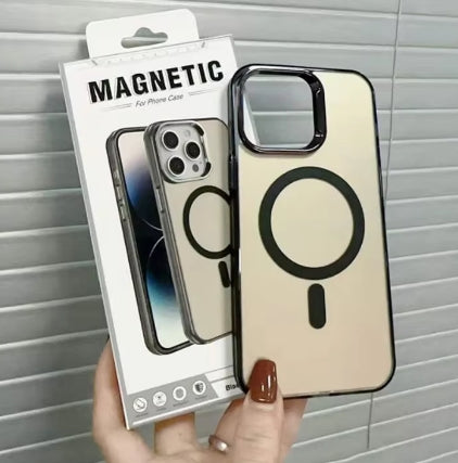 Electroplated dazzling magnetic phone case-Iphone 11