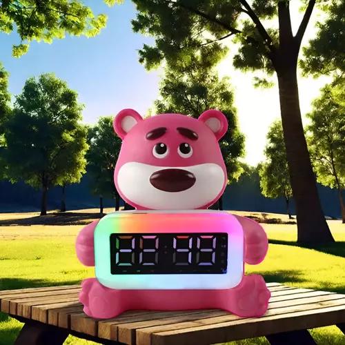 CH-M52 Bluetooth Teddy Bear Alarm Clock Speaker