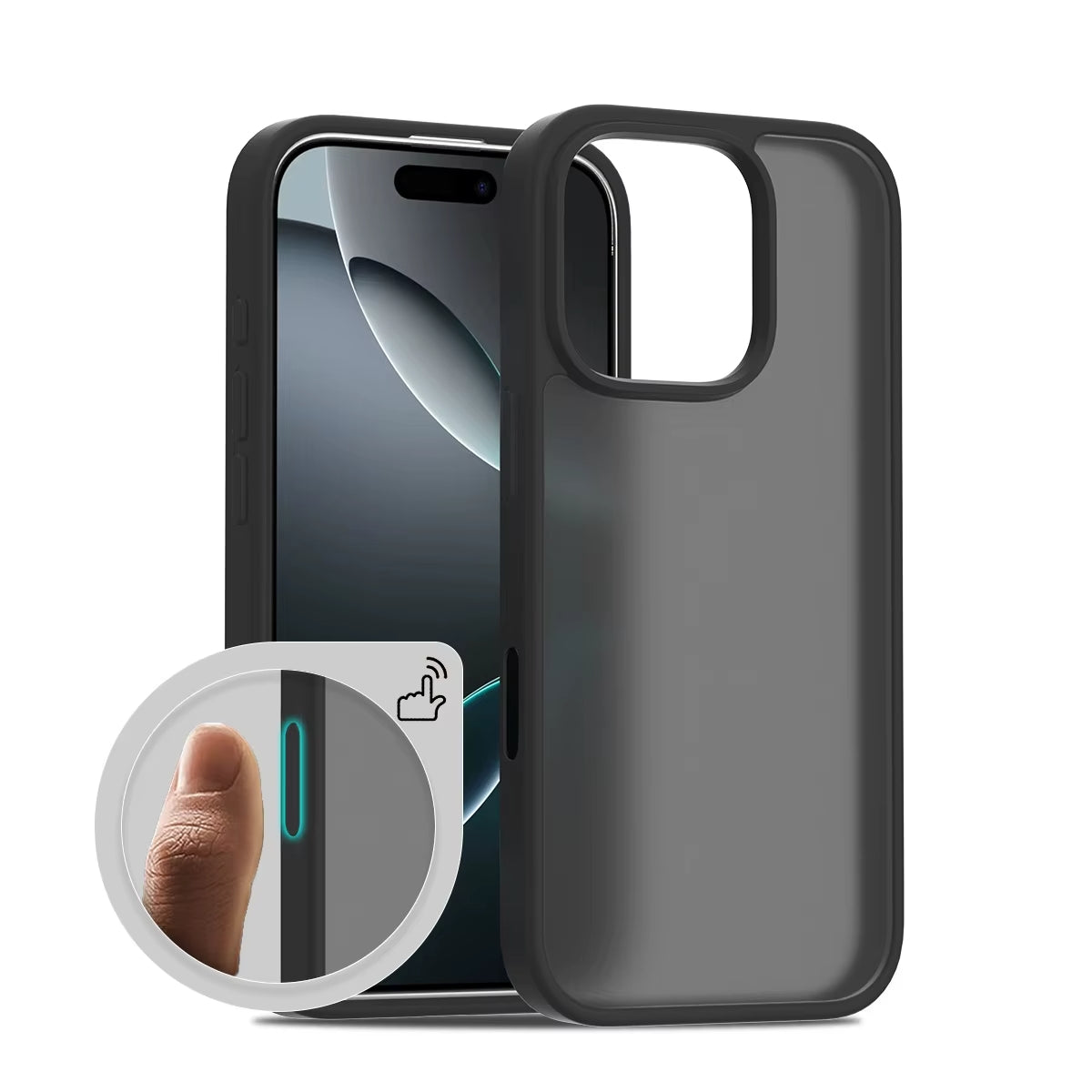 Hard Case with Metallic Lens - Iphone 16 Case