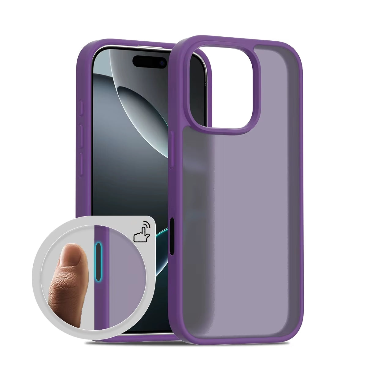 Hard Case with Metallic Lens - Iphone 16 Case