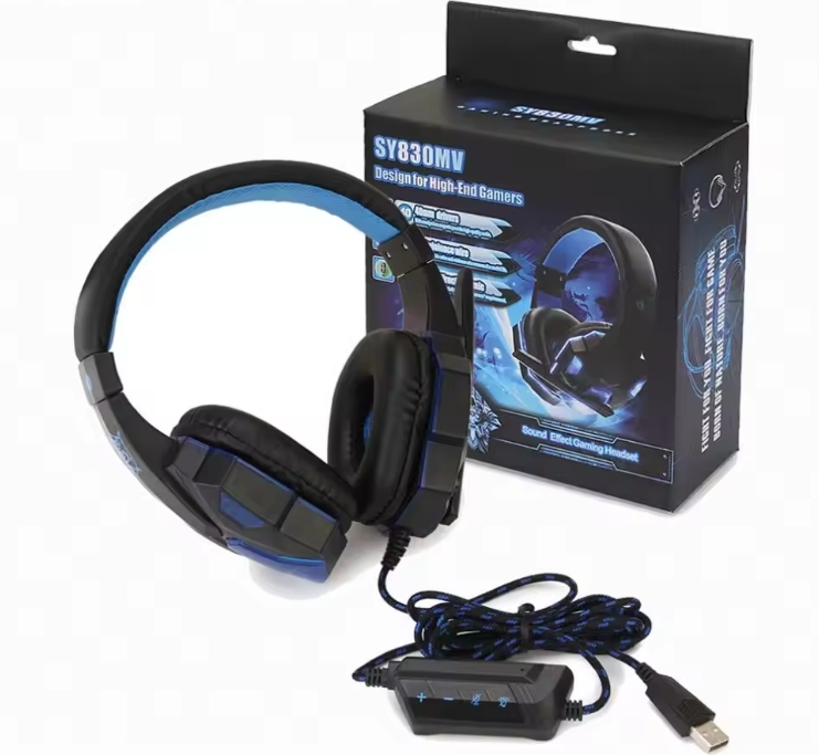 Gaming Headset Design for High-End Gamers(Black/White)